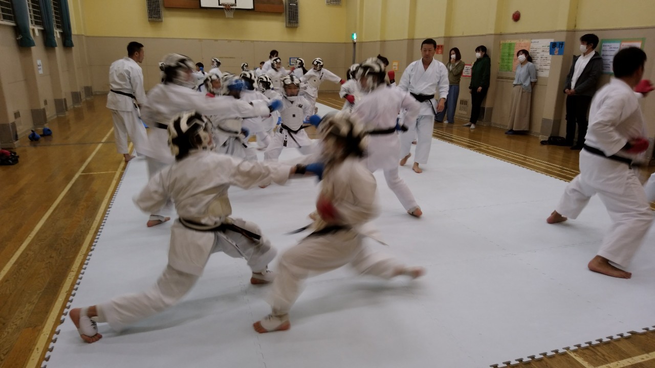 誠道館 組手練習